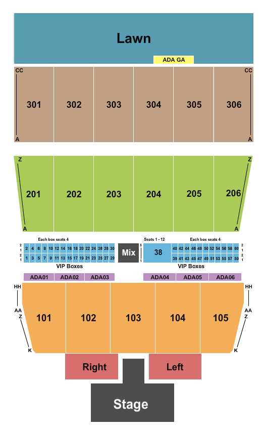 Maine Savings Amphitheater Matt Rife Seating Chart